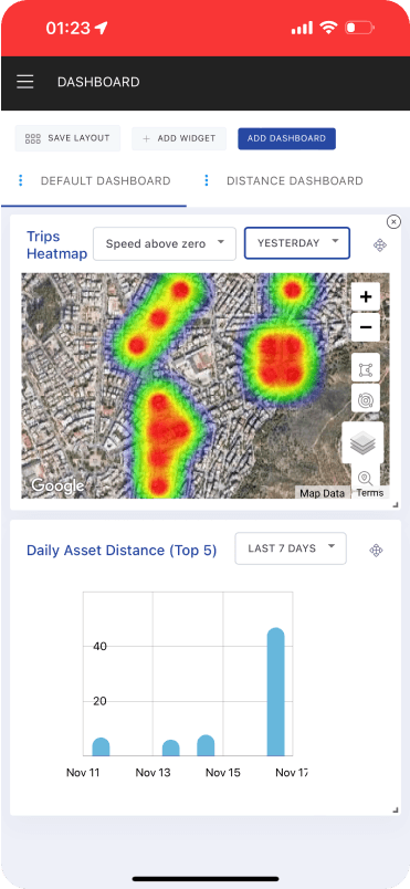 Mobile web app screen 4
