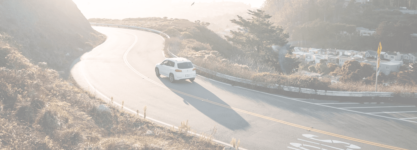 Car on the road tracked with KentallTech GPS